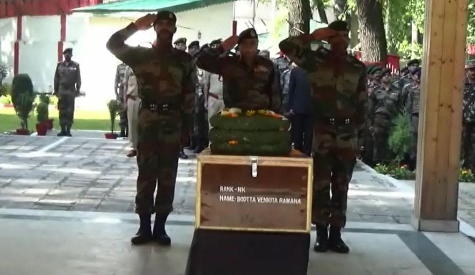 Wreath Lying Ceremony of martyrs of kupwara 