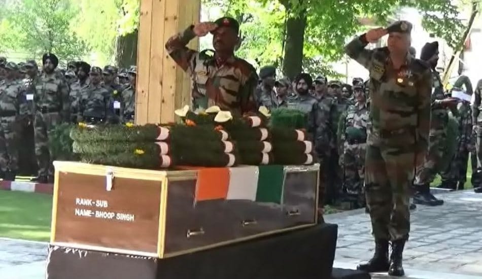 Wreath Lying Ceremony of martyrs of kupwara 