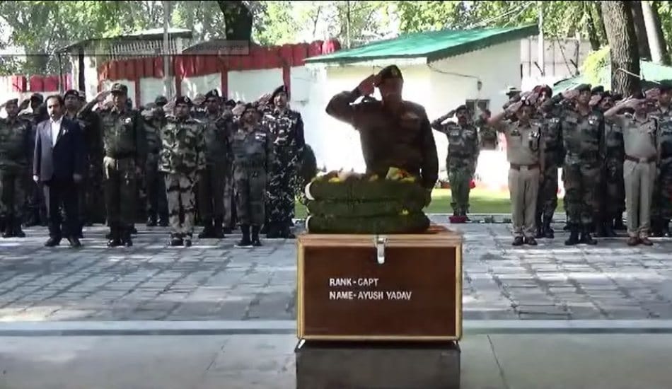 Wreath Lying Ceremony of martyrs of kupwara 