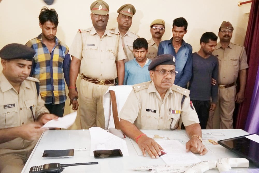 4 arrested, sent to jail