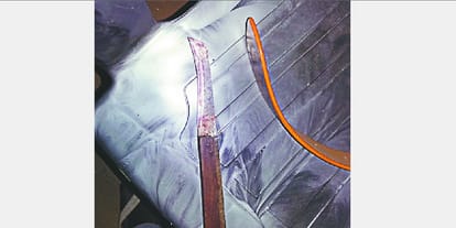 pregnant woman murder accused smile in police station