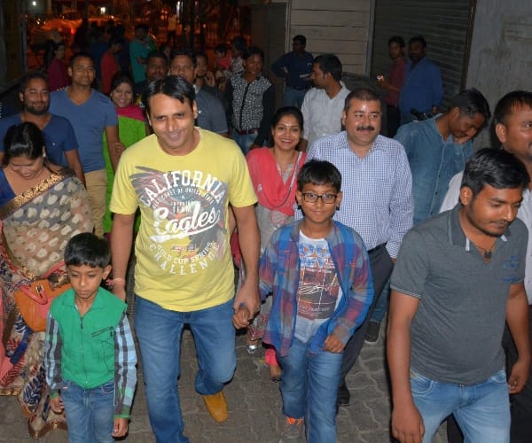 first day show of bahubali in Lucknow.