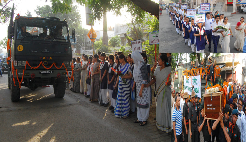 hot discussion on yadav at martyrs funeral