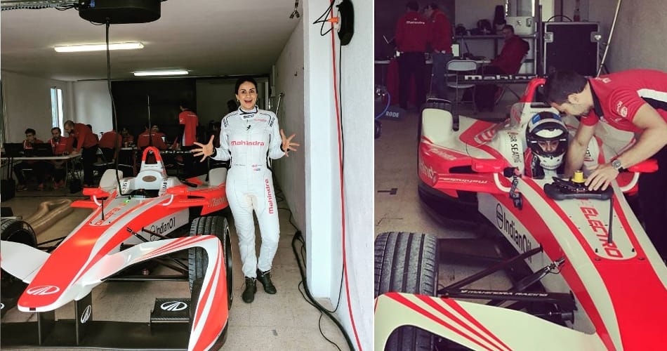 Gul Panag Becomes The First Indian Woman To Drive Formula E Racing Car