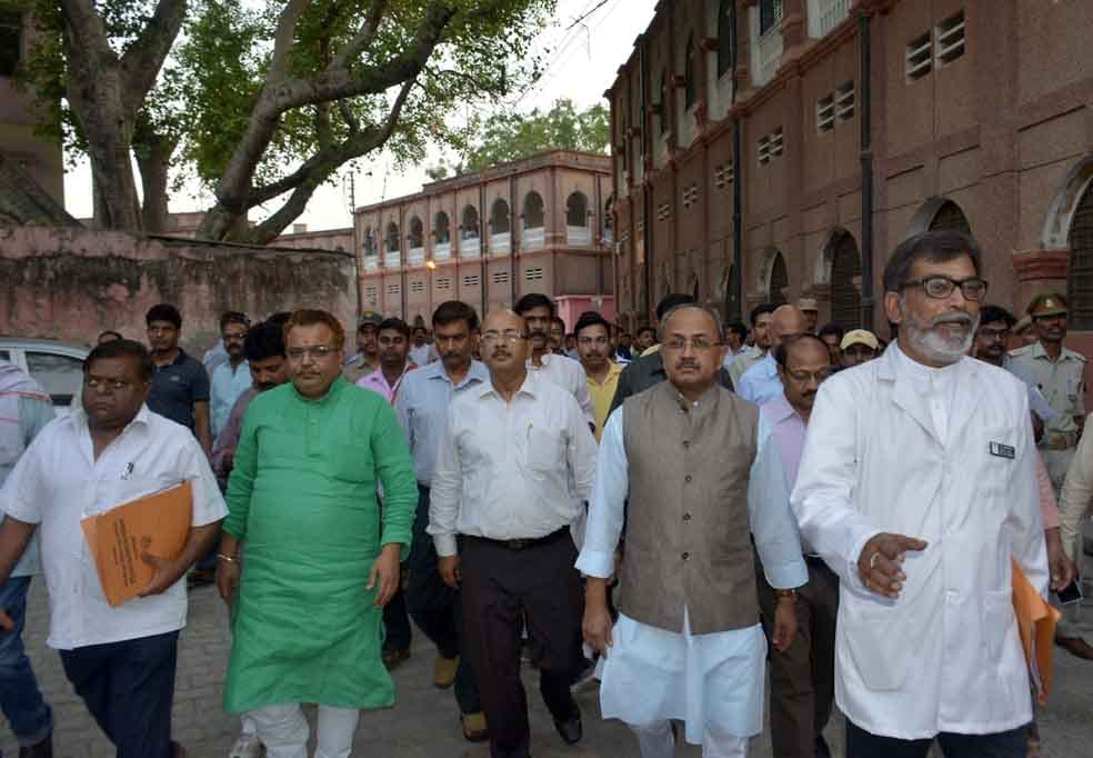 up health minister visit varanasi sub divisional hospital