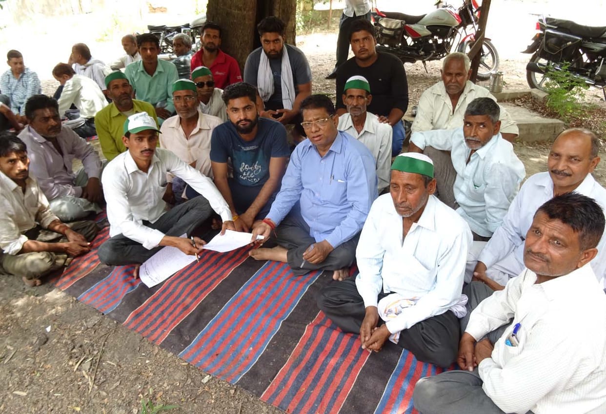 Farmers encroach on District Collector