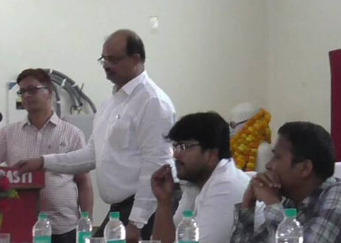 Happiness in the meeting of District Panchayat