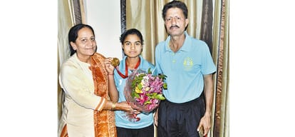 SAI Hostel Dharamshala athlete seema make a national record in 3000 meter race