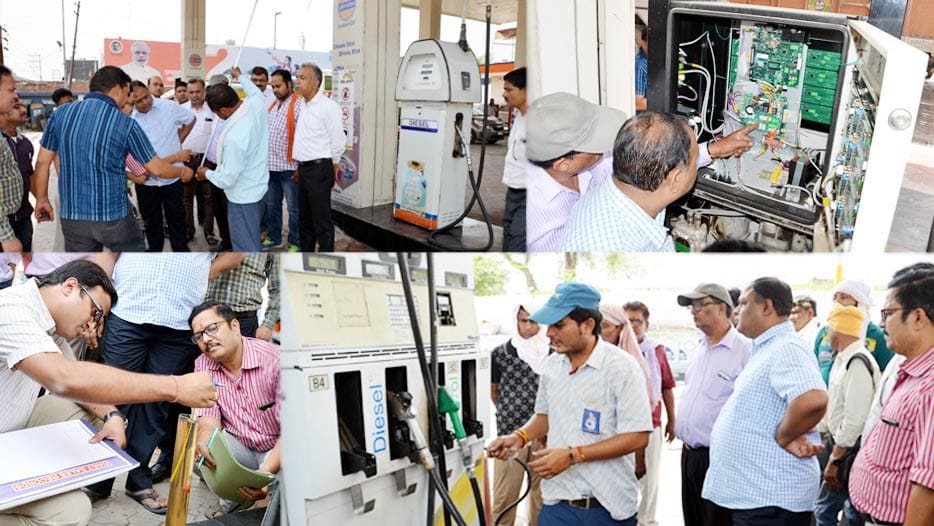 raid on petrol pumps