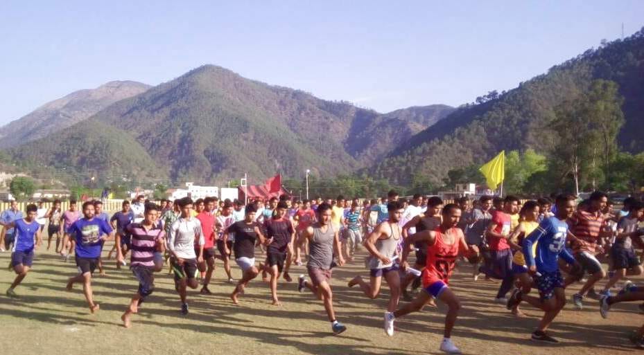 Rudraprayag youths show steadiness in recruitment rally