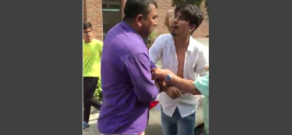  Students protest against recovery for Short Attendance at Sharda University Greater Noida