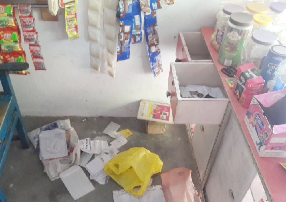 theft in 5 shops