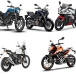 best five bike in two lakh rupees budget segment