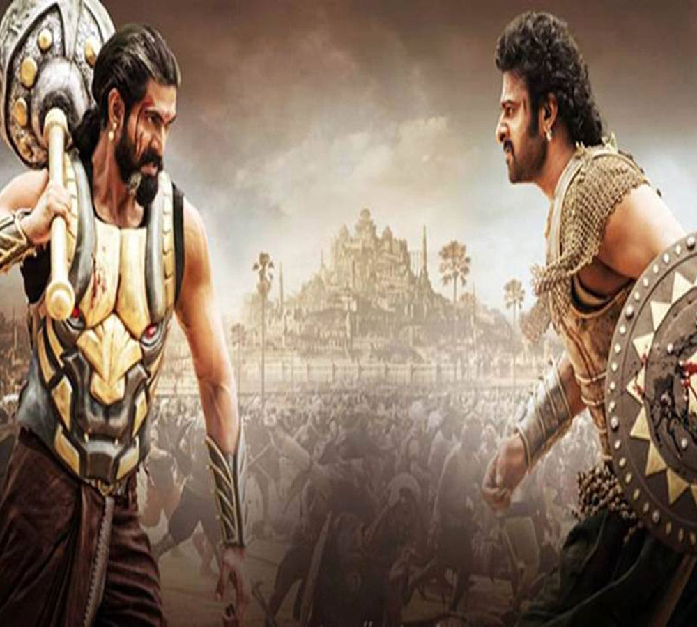 bahubali actor prabhas and rana daggubati real stunt