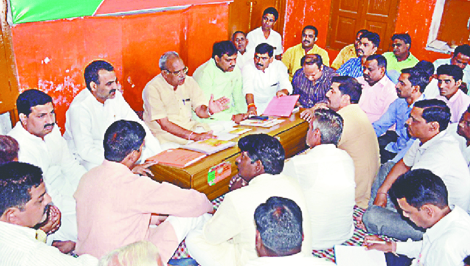 kendriya rajya mantri ne ginaye vikas karya