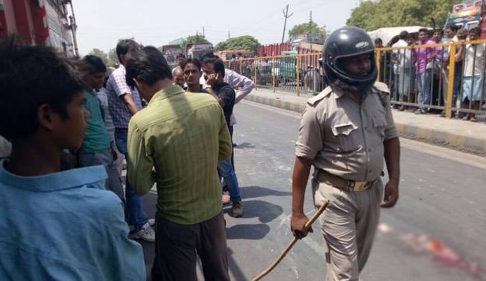 child death in road accident at kanpur