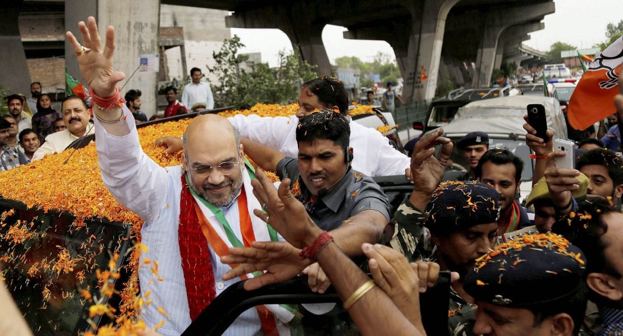 bjp president Amit Shah & Smriti Irani to contest Rajya Sabha polls from Gujarat