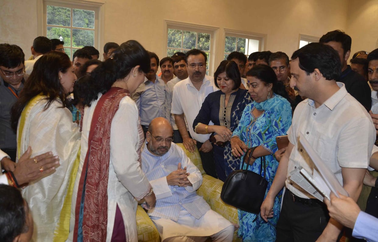 BJP leaders complained about working of ministers to amit shah