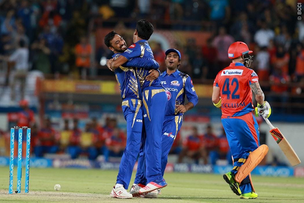  ipl 2017 match 35 Gujarat Lions vs Mumbai Indians