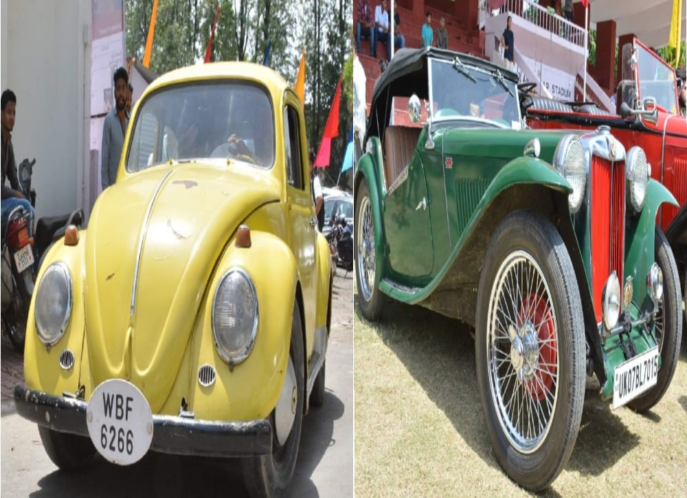 Special old cars rally in dehradun 