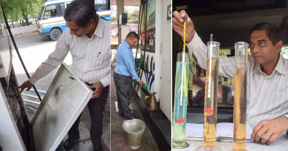 Raid on petrol pumps in Chandigarh