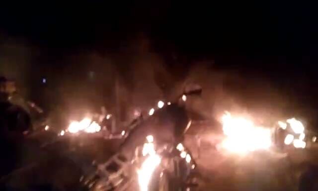fire in madiyaon in Lucknow.