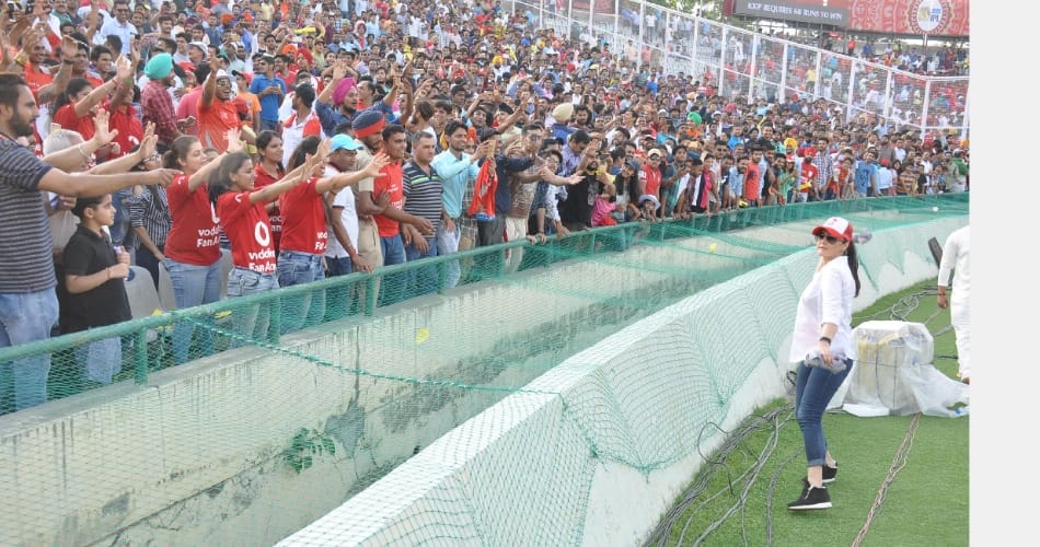 Kings XI first win at home ground mohali