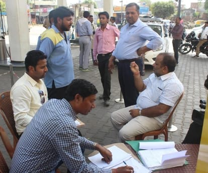 two petrol pump seized in Lucknow.