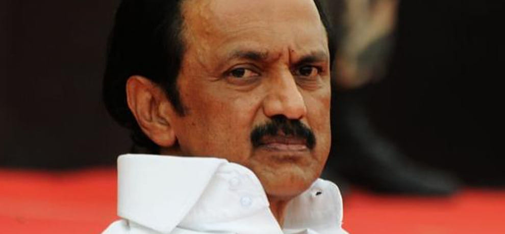 DMK president Stalin blames Centre for political turmoil in Tamil Nadu