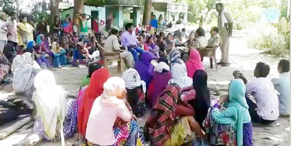 Two Tharu youths get caught when they are caught