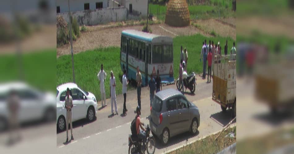 bus accident in haryana