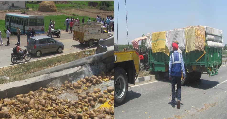 bus accident in haryana