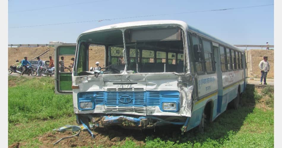 bus accident in haryana