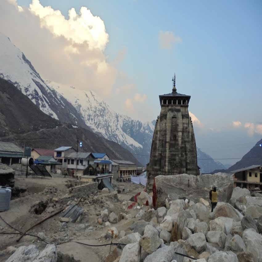 bheem shila saved kedarnath temple from flash flood