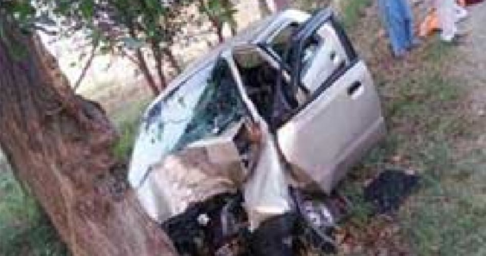 father daughter and son killed in car accident at moga, mother and daughter saved