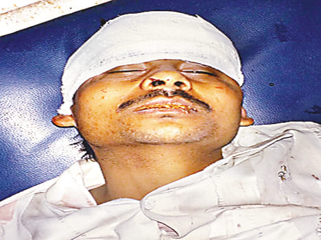 Car collided with truck, youth killed, six wounded