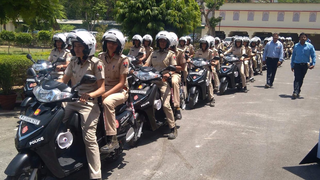  Lady Petroling unit to help on the lines of anti-Romeo squoids in Jaipur
