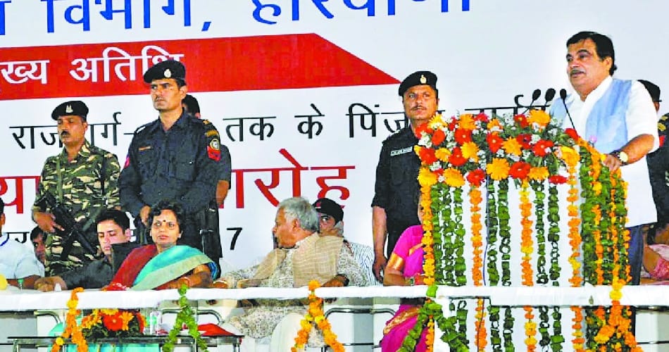 Union minister Nitin Gadkari big announcement for Haryana