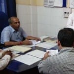 जसराना सीएचसी पर जांच करते सीएमएस।