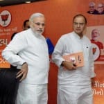 पीएम नरेंद्र मोदी व अरूण जेटली