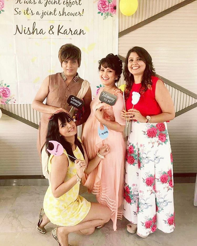 nisha rawal's awesome pics in baby bump