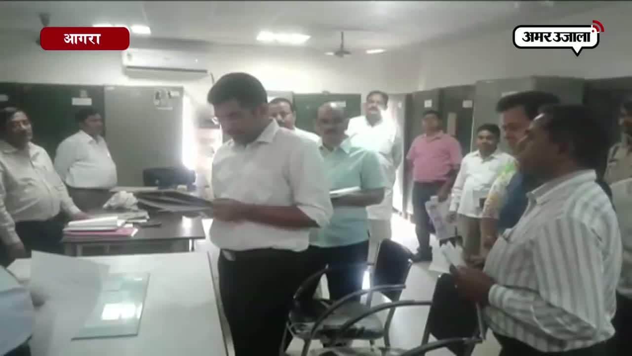 आगरा वीसी का निरीक्षण