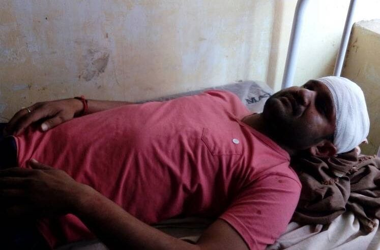 Intermittent attack on husband's husband 