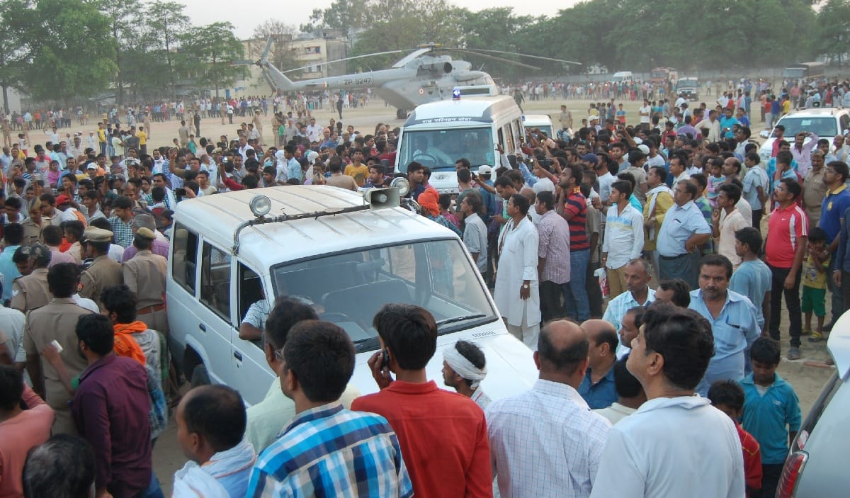 Villagers stopped the funeral of the martyr in Deoria
