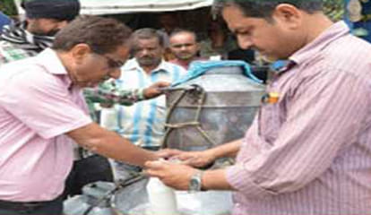 white poison prepared on handpumps 