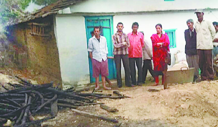  Goshala ash, cow and cub burnt alive by forest fires
