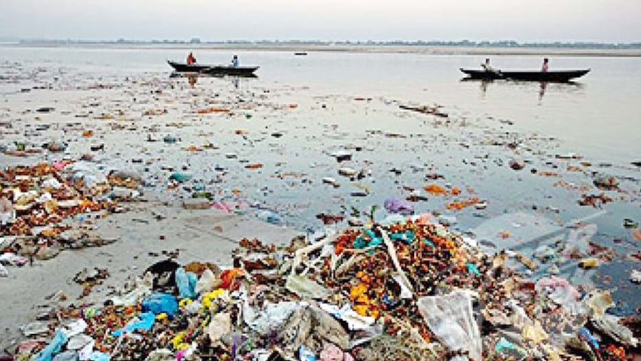 there is lots of dirt in ganga river after spent crore of rupees