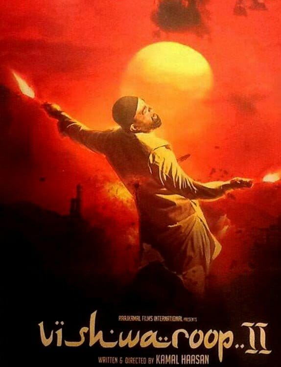 first poster of vishwaroopam 2