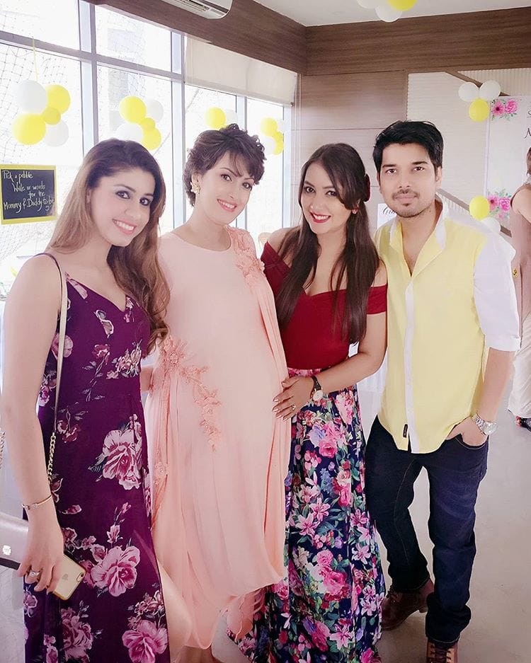 nisha rawal's awesome pics in baby bump
