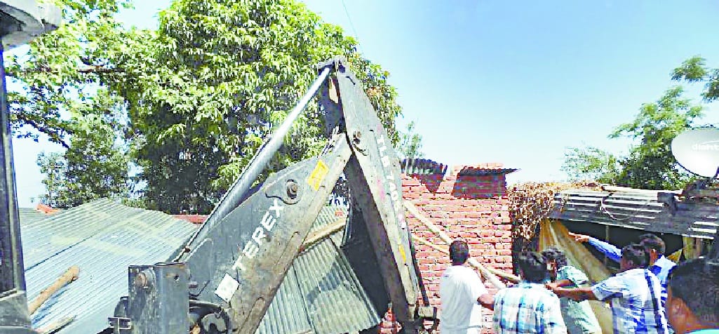 Destroyed under the name of removal of encroachment